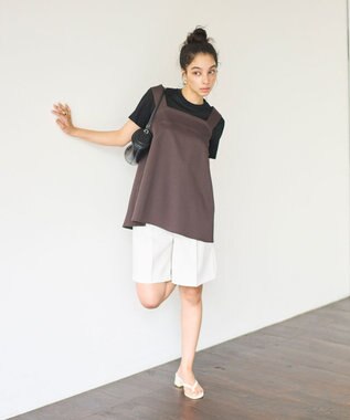 #Newans チュニックビスチェ ブラウン