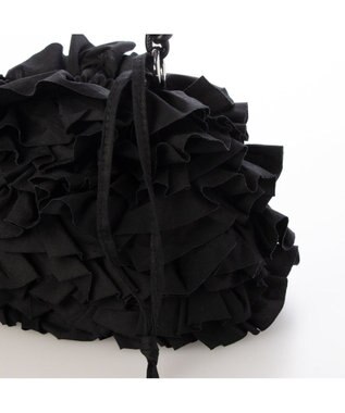 UNBILLION カシュカシュ cachecache / コットンフリルショルダー ブラック