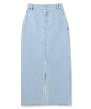 uncrave デニム スカート（uncrave WHITE） サックス