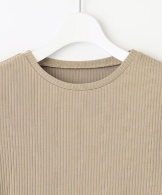 Feroux 【ONWARD CROSSET MAG掲載】ギャザースリーブ プルオーバー ベージュ系