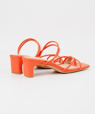 BONTRE 【PRECIEUX JOUET/プレシュウジュエ】ナロートングセットバックヒールサンダル/016PJ オレンジ