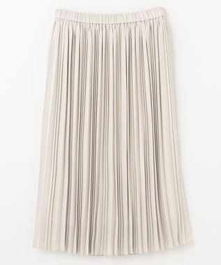 ANY 【洗える・ウエストゴム】セレモニープリーツスカート ベージュ系