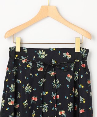 組曲 S 【先行予約】クラッシックフラワープリント フレアスカート ブラック系5