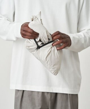 ATON TRAVEL NYLON | パッカブルコート - UNISEX WARM WHITE