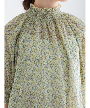 Te chichi パターンアソートシャーリングブラウス イエロー