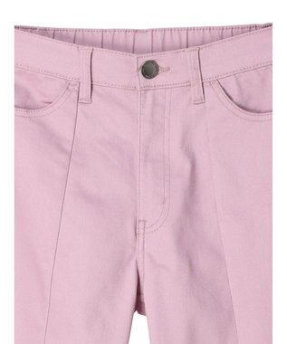 Green Parks ＧＵＭストレッチカラースリムストレートパンツ Pink