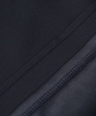 ANY L プリーツブラウス ネイビー