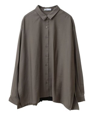 CRAFT STANDARD BOUTIQUE バックプリーツシャツ Khaki