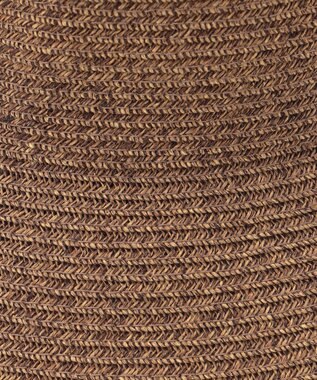 23区 ペーパーブレード エッジアップ ハット ダークブラウン系