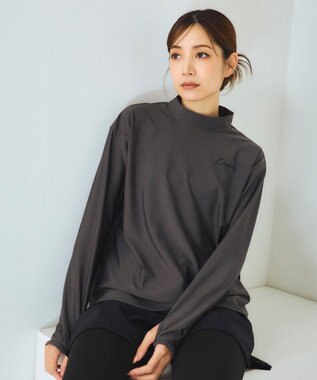 OP／FILA 【Kappa】ハイネック長袖T5点セット水着　タンキニデザイン ダークグレー