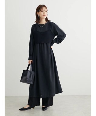 Green Parks Ｂ．ＳＥＴ２点ニットジレ＋ワンピース