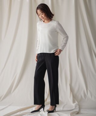 BEIGE， 【L-size】SHELBY / ロングスリーブブラウス White