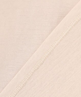 J.PRESS LADIES 【洗える】コットンリネンジャージー ポロ カットソー ベージュ系