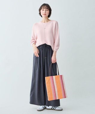 ANY ジュートトートバッグ オレンジ系