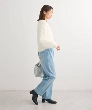 Green Parks ・Ｐｅｔｉｔ　Ｆｌｅｕｒ　シャギーニットカーディガン Off White