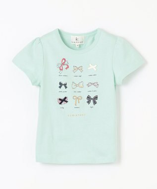 組曲 KIDS 【110-140㎝】Ruban Tシャツ ミントグリーン系