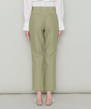 JOSEPH 【洗える】オーガニックツイル　テーパードトラウザーズ Dark Olive