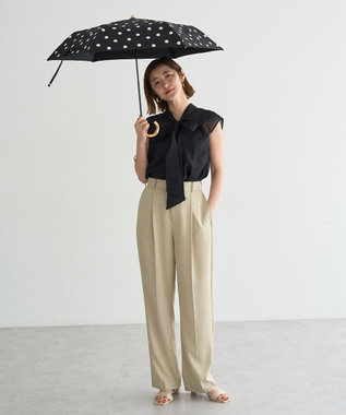 YECCA VECCA 【because】ドットトートバッグミニ Black