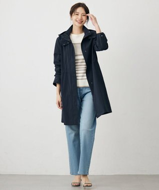 J.PRESS LADIES VIGODA ボーダー ニット オフ×モカボーダー系