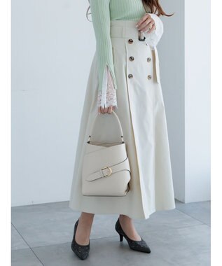 Te chichi トレンチフレアスカート