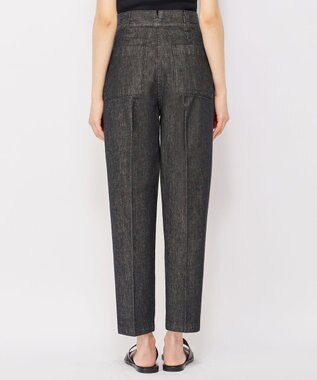 uncrave 【uncrave WHITE】テーパード デニムパンツ ブラック