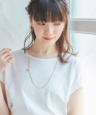 Phoebe 【長さ調整可能】Y字ネックレス/2wayアレンジパールラリエットネックレス ゴールド ゴールド