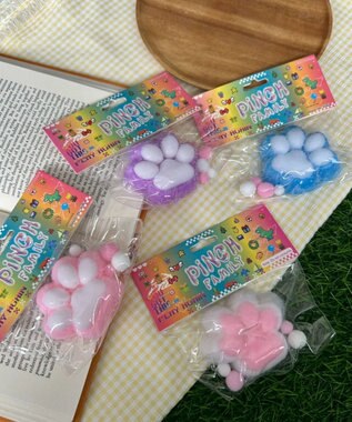 WEGO むにむに肉球スクイーズ ブルー