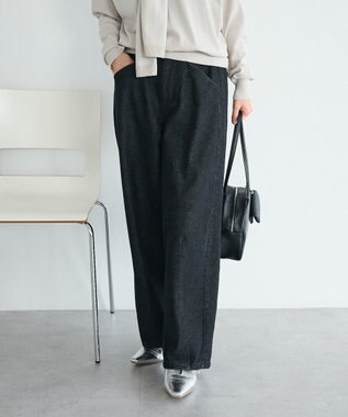 CRAFT STANDARD BOUTIQUE カーブデニムパンツ Black