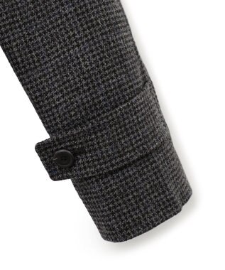 J.PRESS MEN 【J.PRESS Original Fabric for CUBA BEACH】ツイードバルカラーコート グレー系3