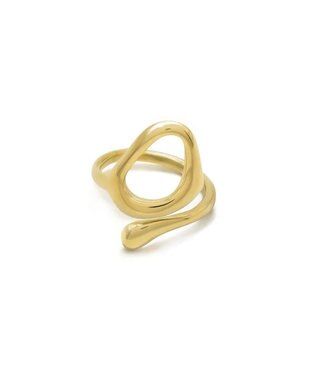 blancotokyo 【金属アレルギー対応/サイズフリー】ニュアンスフリーリング OCASO ゴールド