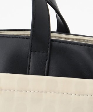 Y'SACCS Polka Dots　タックラウンド2WAYミニマムトート アイボリー