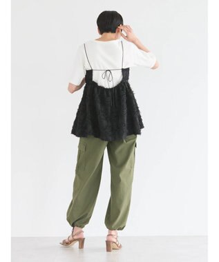 AMERICAN HOLIC ジャガードキャミソール Black