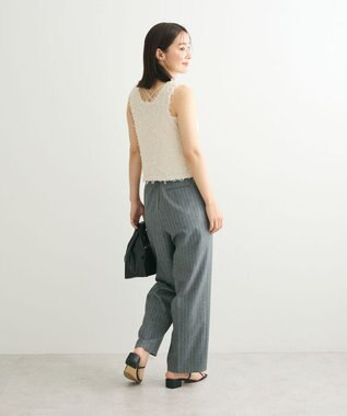 Green Parks ・ｓｗｉｎｇ　ｂｙ　２ｗａｙチュールヤーンベスト Ivory