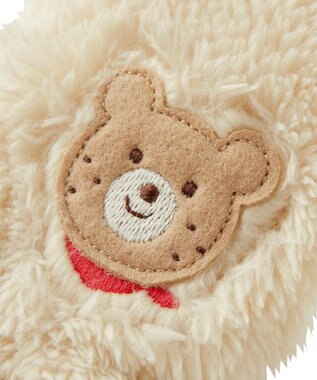 MIKI HOUSE HOT BISCUITS シープボア ミトン（手袋） ベージュ