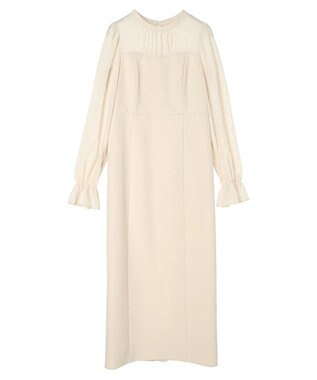 earth music&ecology シアードットドッキングワンピース Beige