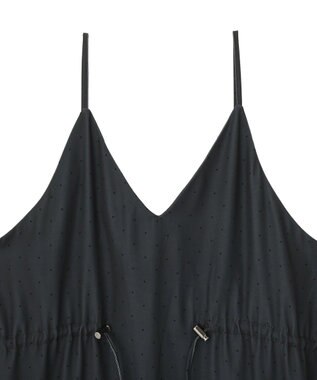 AMERICAN HOLIC サイドシャーリングVネックドットキャミワンピース Gray