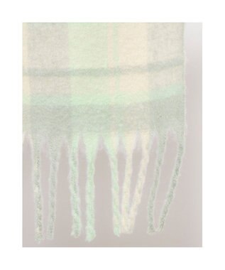 UNBILLION カシュネ cache nez / リサイクルポリペールカラーチェックストール グリーン