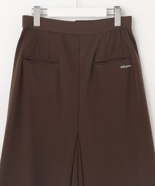 23区GOLF 【23Fondation/WOMEN】ストレッチポンチタック キュロット ダークブラウン系