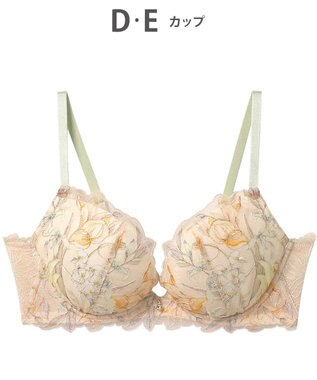  ブラジャー グラマラス&リッチな谷間をメイク Gカップまで対応 【Glama-Rich グラマリッチ 脇スッキリ・ライトタイプ】 大きいサイズ ブラ BYJ685 アンフィ／ワコール