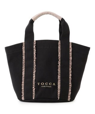 TOCCA 【八木アリサさん着用】TRILL TRIM CANVASTOTE キャンバストートバッグ ブラック系5
