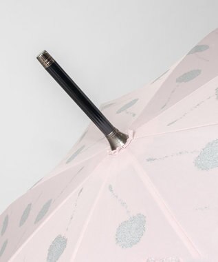 AURORA ジルスチュアート ラメプリント　チェリー柄 長傘 グレイッシュピンク
