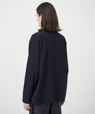 ATON NATURAL DYED ORGANIC | クルーネックセーター - UNISEX NAVY