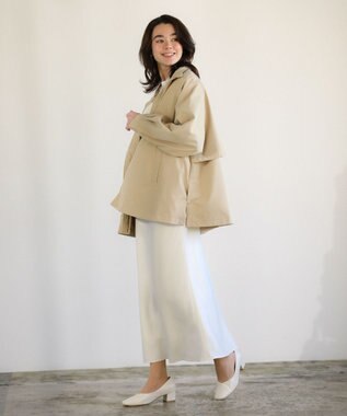 Green Parks 撥水加工Ａラインマウンテンパーカー Beige