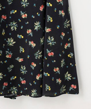 組曲 S 【先行予約】クラッシックフラワープリント フレアスカート ブラック系5