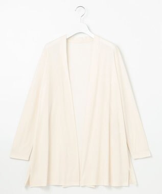 自由区 【好評につき新色追加・接触冷感・UVカット・洗える・XSサイズあり】ハンディカーディガン ロング丈 アイボリー系