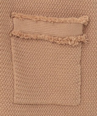 Feroux 【ONWARD CROSSET MAG掲載】ツイードライクニット ジャケット ベージュ系