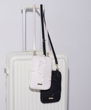 Maison de FLEUR リボン付きマルチショルダーバッグ Pink