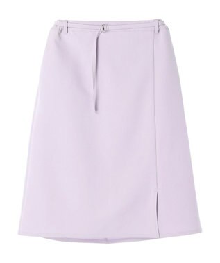 Green Parks 〈選べるきれシル〉Ｉラインミディ丈スカート Lavender
