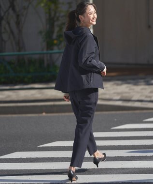 ANY SIS S 【洗える】褒めらレディテーパード パンツ ネイビー