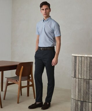 GOTAIRIKU セットアップ対応【ロングセラー】ウォッシャブル サマーウール100％パンツ(ノータック)26年モデル グレー系